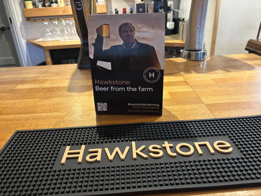 Hawkstone beer #backbritishfarming