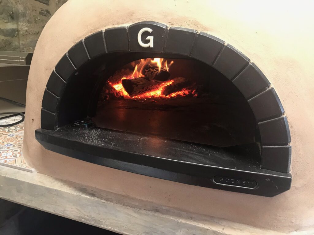 Wood fired Pizza kitchen at The Star Inn, Harbottle