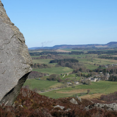 View from The Drake Stone Dog friendly country pub in Northumberland - Harbottle - view from Drake Stone - Northumberland National Park