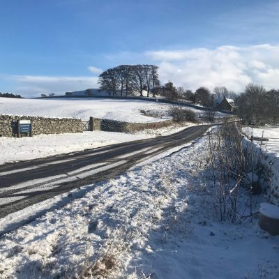 Near Harbottle in the snow Dog friendly country pub in Northumberland - Harbottle - near Harbottle - Northumberland National Park