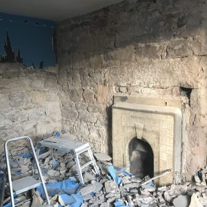 Refurbishing the pool room at The Star Inn