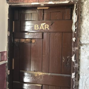 Removing the stairs at The Star Inn, Harbottle