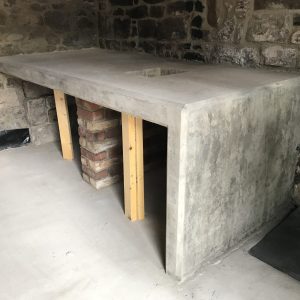 Pizza oven base at The Star Inn, Harbottle