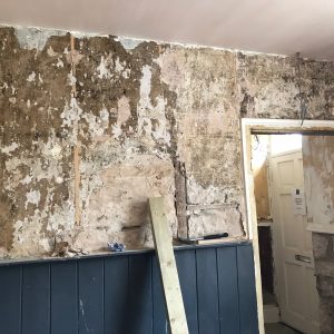 Refurbishing the bar at The Star Inn in Harbottle
