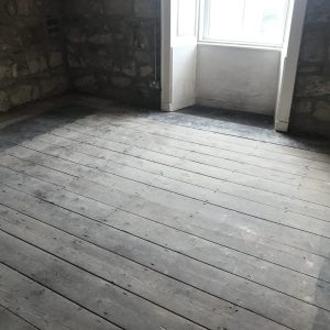Refurbishing the bar at The Star Inn in Harbottle