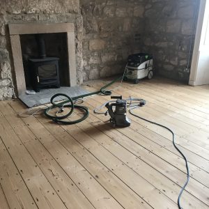 Refurbishing the bar at The Star Inn in Harbottle