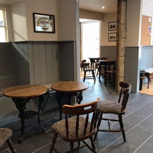 Refurbishing the bar at The Star Inn in Harbottle