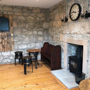 Refurbishing the bar at The Star Inn in Harbottle