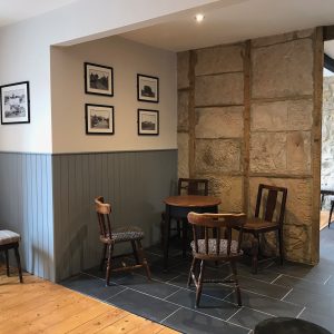 Refurbishing the bar at The Star Inn in Harbottle