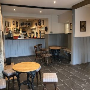 Refurbishing the bar at The Star Inn in Harbottle