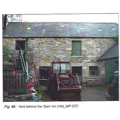 The old yard at The Star Inn in Harbottle