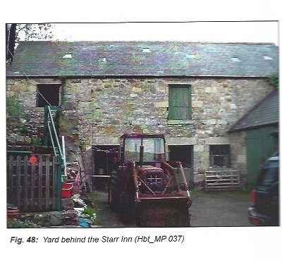 The old yard at The Star Inn in Harbottle
