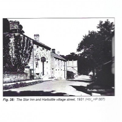 1930s photo of The Star Inn in Harbottle